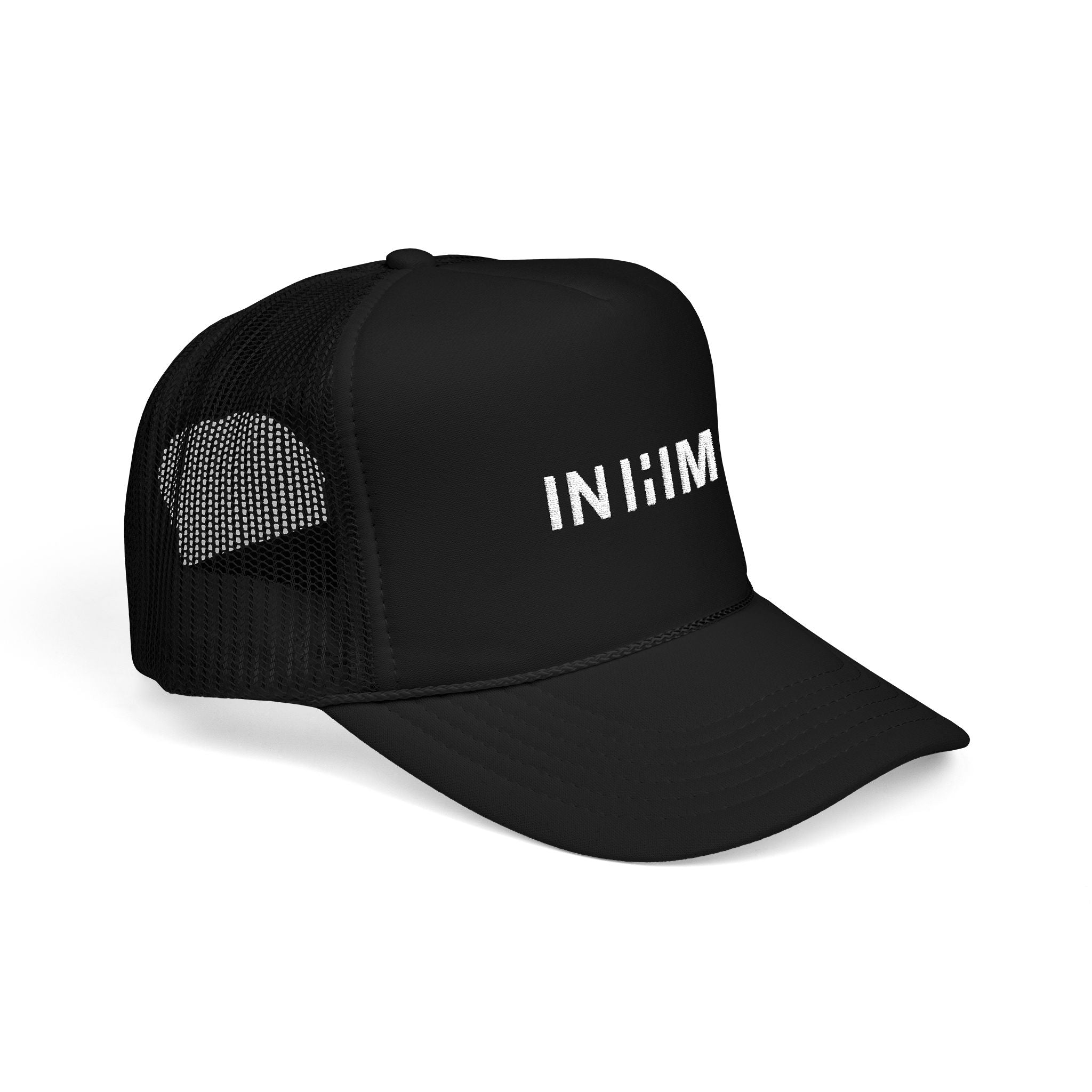 IN HIM brand logo Embroidered Foam Trucker Hat