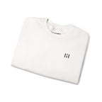 iH Embroidered Logo Minimal Crewneck Sweatshirt — White