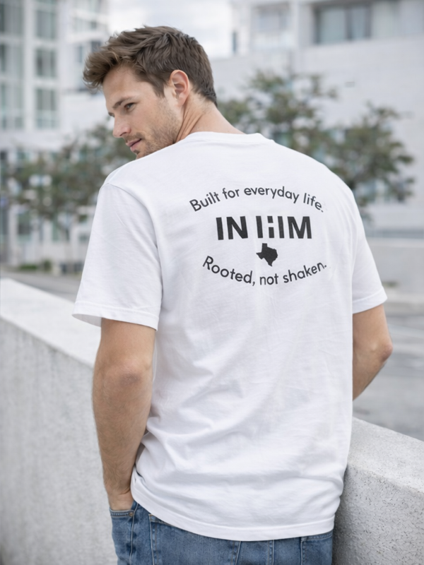 Rooted. Everyday Standard Fit Tee – Pure White