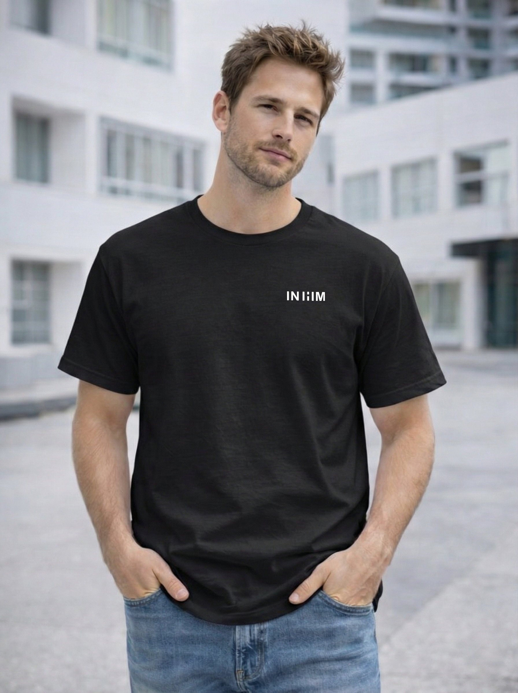 Rooted. Everyday Standard Fit Tee – Black