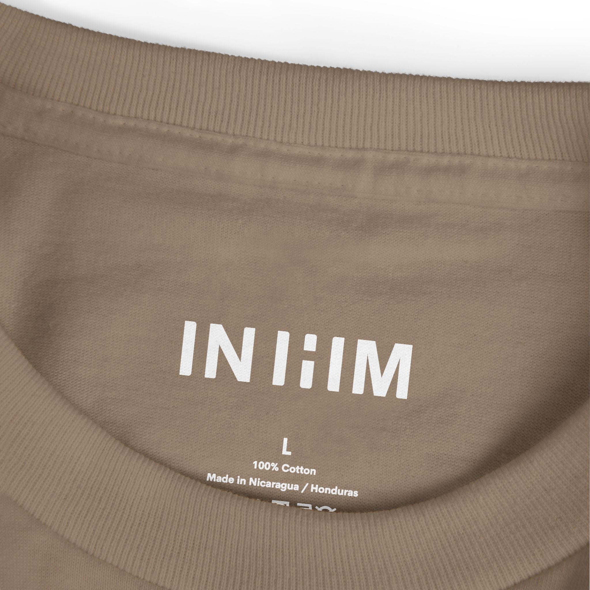 LIVE IN HIM Vintage Wash Relaxed Tee — Faded Brown