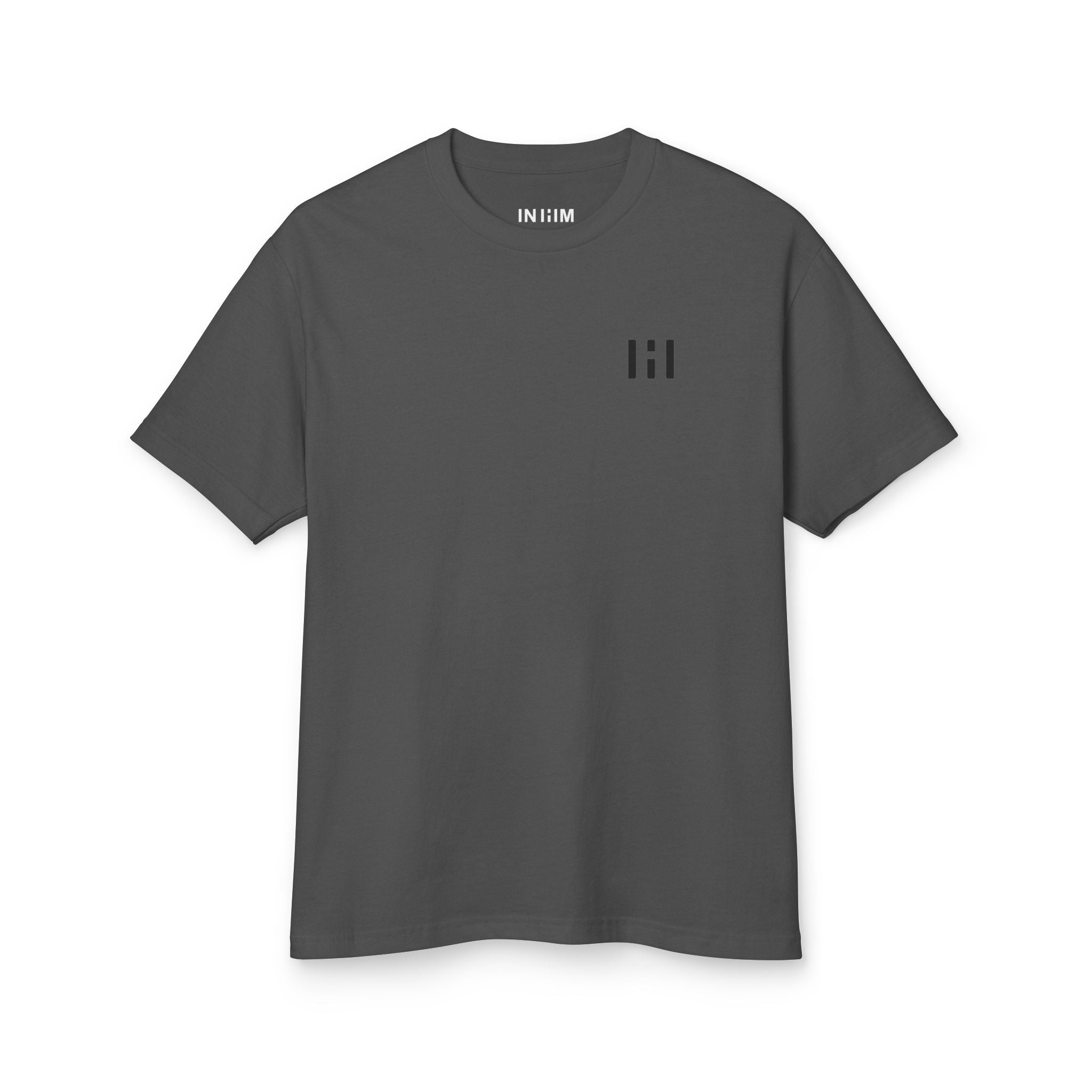 LIVE IN HIM Vintage Wash Relaxed Tee — Faded Black