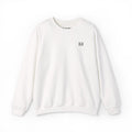 iH Embroidered Logo Minimal Crewneck Sweatshirt — White
