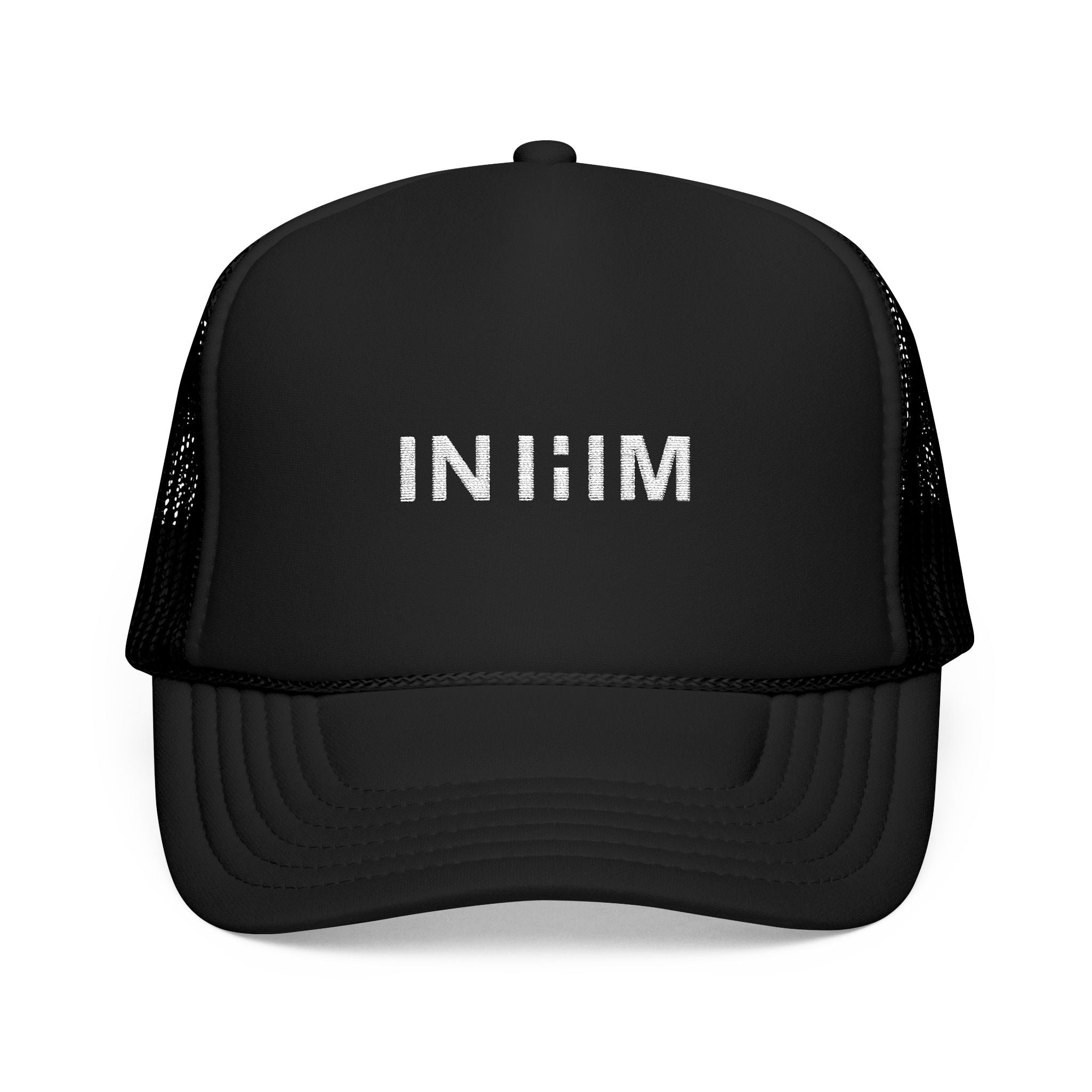 IN HIM brand logo Embroidered Foam Trucker Hat