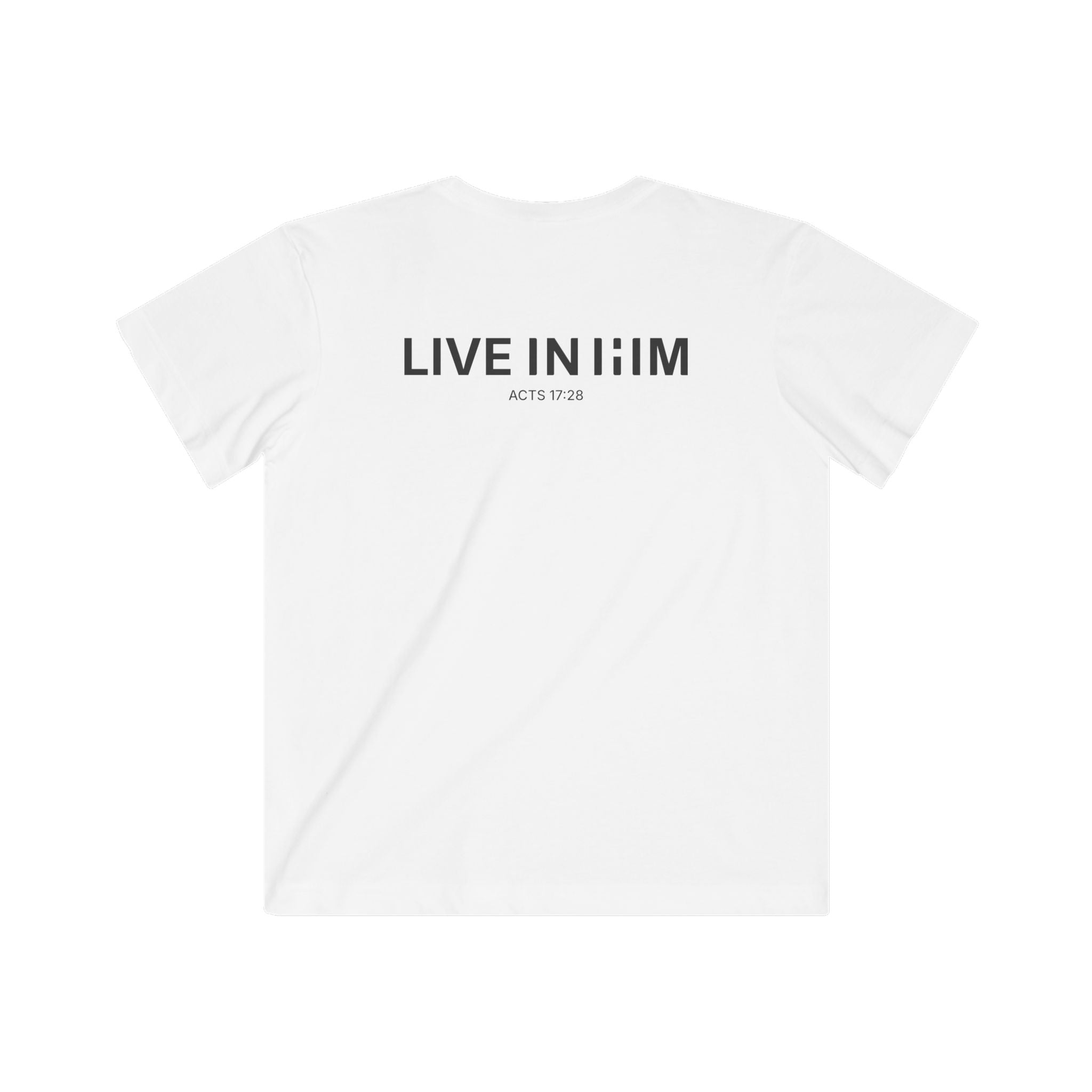 LIVE IN HIM Kids Everyday Tee — Pure White