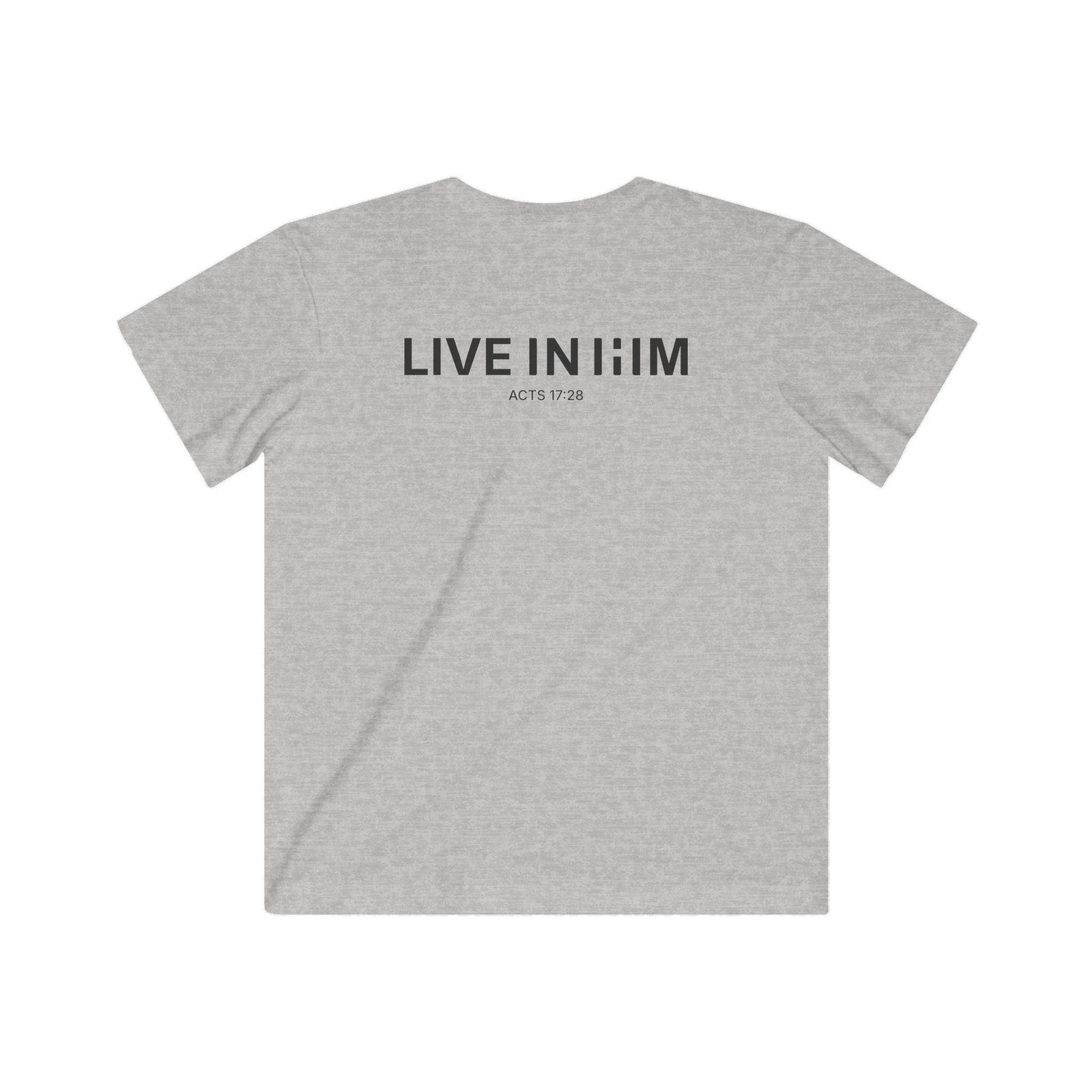 LIVE IN HIM Kids Everyday Tee — Grey